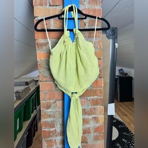 NWOT Free People Cotton Boho Halter Top